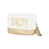 Salty Cabana Cosmetic Bag - Creme