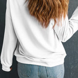 JOY Round Neck Long Sleeve Sweatshirt