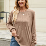 Round Neck Long Sleeve T-Shirt