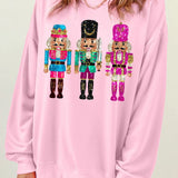 Nutcracker Round Neck Long Sleeve Sweatshirt