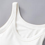 Round Neck Tank with Bra