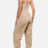 Cutout Scoop Neck Wide Strap Jumpsuit