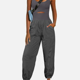 Cutout Scoop Neck Wide Strap Jumpsuit